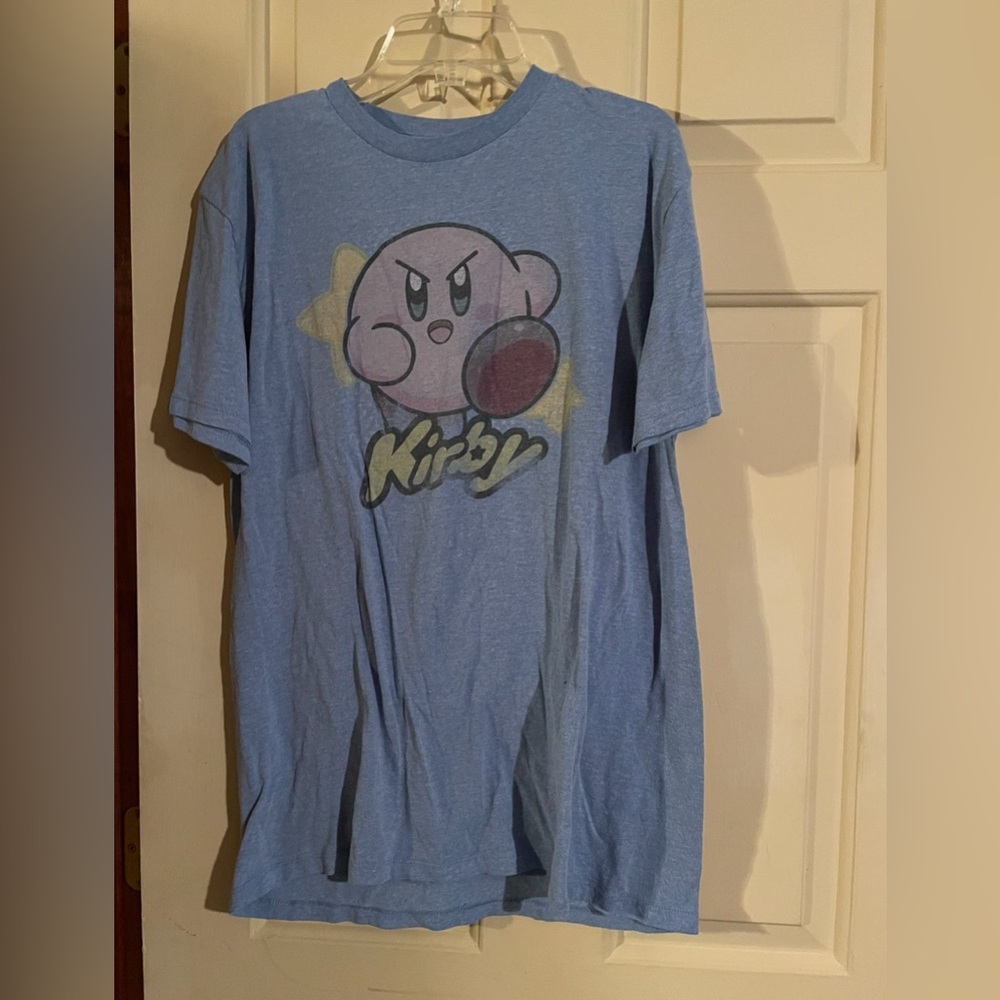 Nintendo Blue Kirby Short Sleeve Tee